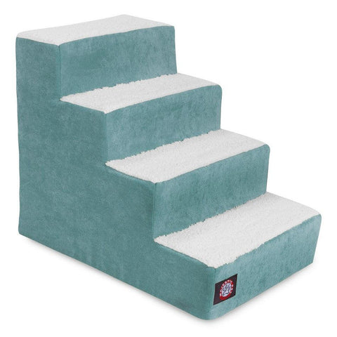Villa 4 Step Pet Stairs – 20 Inch Mobility Ramp for Dogs and Cats | Made in USA Majestic Pet 