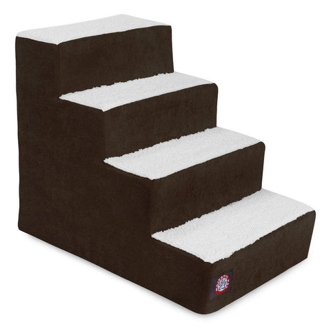 Villa 4 Step Pet Stairs – 20 Inch Mobility Ramp for Dogs and Cats | Made in USA Majestic Pet 