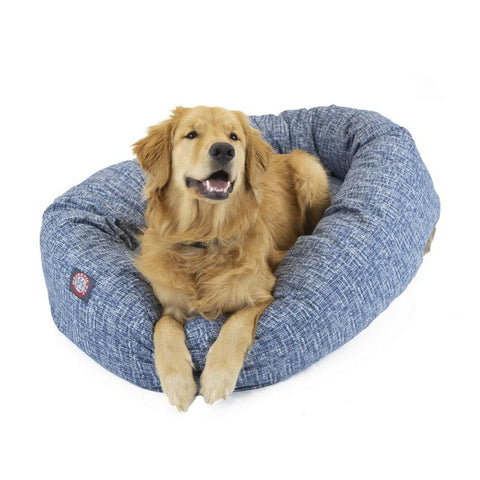 Majestic Pet Palette Heathered Bagel Dog Bed – 100% Cotton Comfort | Made in USA Majestic Pet 