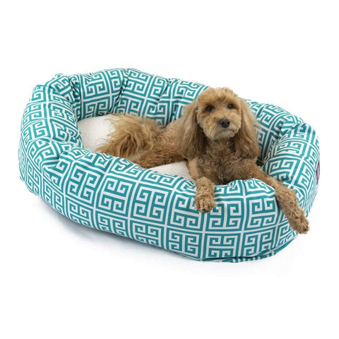 Majestic Pet Sherpa Bagel Dog Bed – Outdoor Polyester Shell | Made in USA Majestic Pet 
