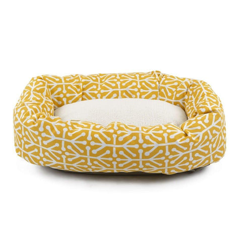 Aruba Sherpa Plush Dog Bed – Cozy Outdoor Polyester Cushion | Made in USA Majestic Pet 