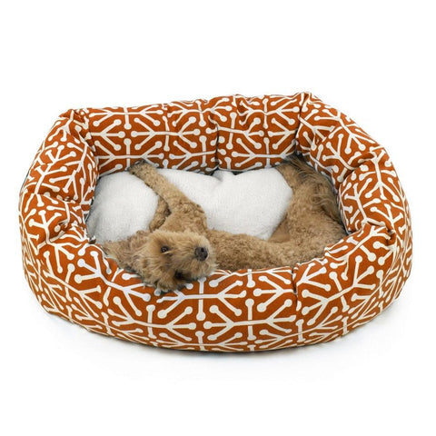 Aruba Sherpa Plush Dog Bed – Cozy Outdoor Polyester Cushion | Made in USA Majestic Pet 