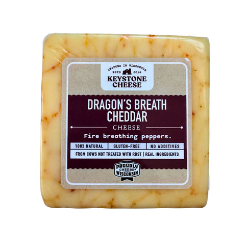 7oz. to 10oz. Spicy Habanero Cheddar Cheese – Handcrafted Wisconsin Dairy | Made in USA Keystone Cheese  Cheese