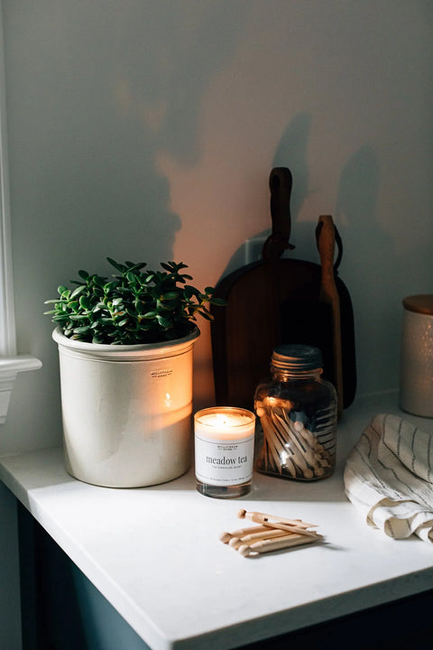 8 oz Handcrafted Soy Meadow Tea Candle – American Made Home Fragrance | Millstream Home USA Millstream Home  Homegoods