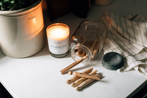8 oz Handcrafted Soy Meadow Tea Candle – American Made Home Fragrance | Millstream Home USA Millstream Home  Homegoods
