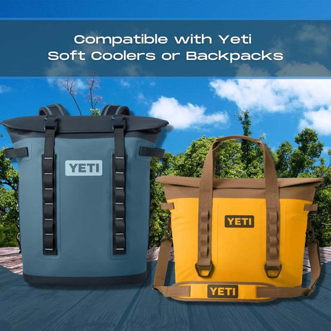 White Phone Holder Attachment for Yeti Soft Coolers and Backpacks – Durable Outdoor Accessory | Made in USA Chatelet Manufacturing 