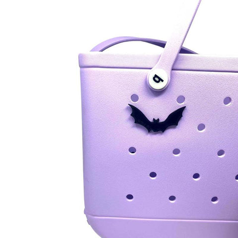 Halloween Bat Tote Bag Charm – Bogletts Spooky Accessory for Bogg Bags | Made in USA Chatelet Manufacturing 