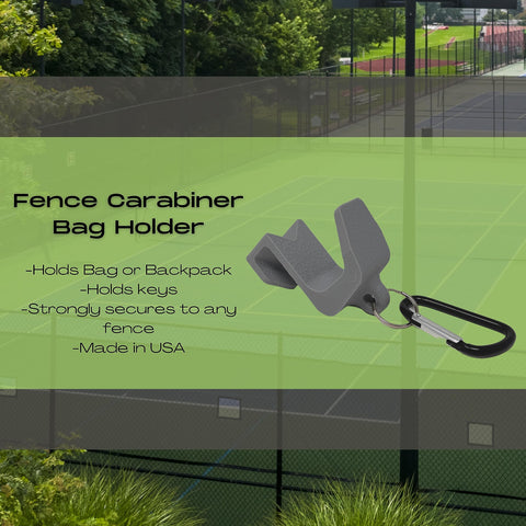 Heavy Duty Carabiner Fence Holder – Outdoor Utility Clip | Made in USA Chatelet Manufacturing 