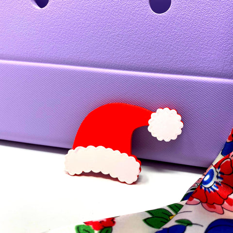 Christmas Candy Cane Tote Bag Charm – Festive Holiday Accessory | Made in USA Chatelet Manufacturing 