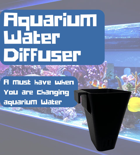 REEFSHAPE Aquarium Water Diffuser Funnel – 6 Inch Turbulence Reducer | Made in USA Chatelet Manufacturing 