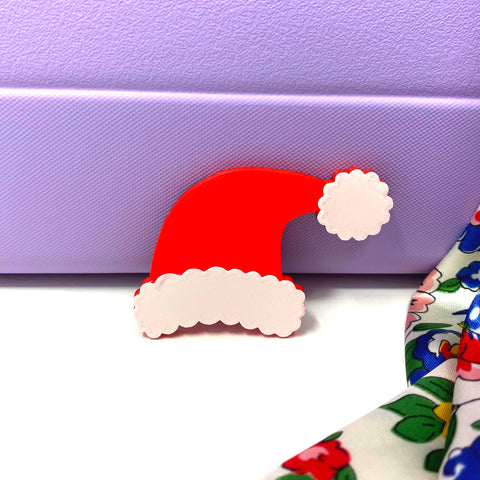 Christmas Candy Cane Tote Bag Charm – Festive Holiday Accessory | Made in USA Chatelet Manufacturing 