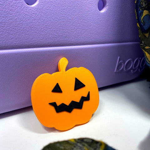 Halloween Pumpkin Tote Bag Charm – Bogg Bag Accessory | Made in USA Chatelet Manufacturing 