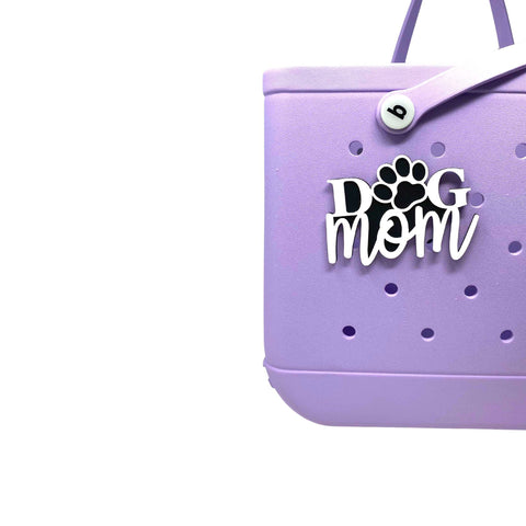 Abstract Dog Mom Bag Charm – Decorative Tote Accessory – Made in USA Chatelet Manufacturing 