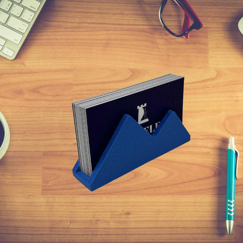Mountain Silhouette Business Card Holder – Durable Desk Organizer 4 Inch | Made in USA Chatelet Manufacturing 