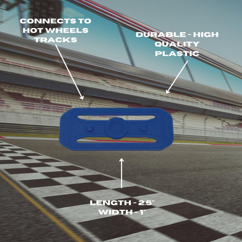 Hot Wheels Track Connector Replacements – 10 Pack Durable Racetrack Clips | Made in USA Chatelet Manufacturing 