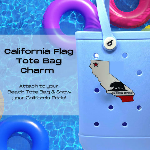 Alabama Flag Tote Bag Charm – 3x2.5 Inch Patriotic Accessory | Made in USA Chatelet Manufacturing 