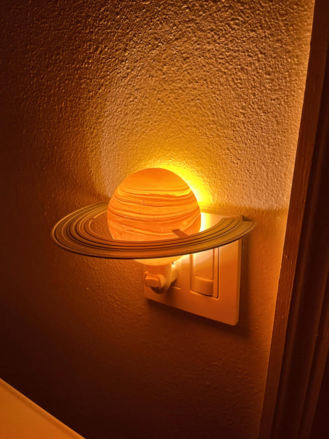 4 Inch Mars Lithophane Night Light – Translucent Planet Decor | Handmade Made in USA Chatelet Manufacturing 