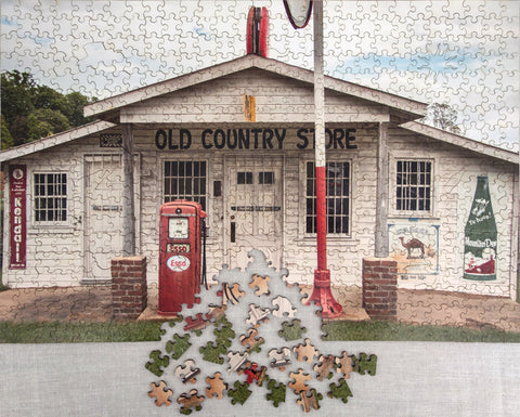 Country Store, Wooden Puzzle, 557 Pcs Perplexing Puzzles  Jigsaw Puzzles