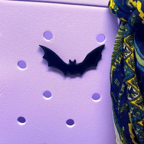 Halloween Bat Tote Bag Charm – Bogletts Spooky Accessory for Bogg Bags | Made in USA Chatelet Manufacturing 