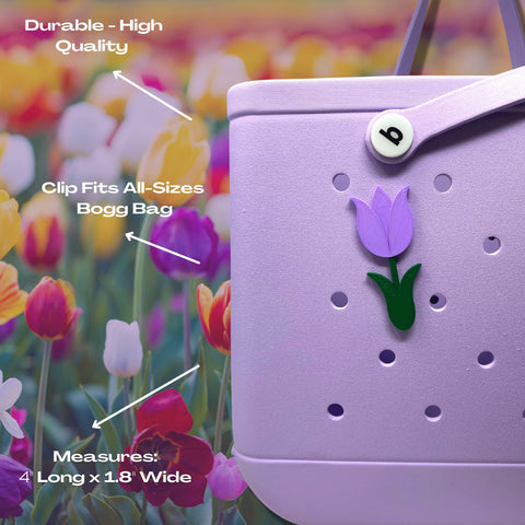 Bogletts Daisy Flower Charm – Decorative Bag Accessory for Bogg Bags | Made in USA Chatelet Manufacturing 