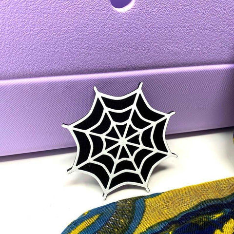 Halloween Spider Web Bag Charm – Tote Accessory for Bogg Bags | Made in USA Chatelet Manufacturing 