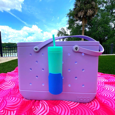 Can Drink and Water Bottle Holder Charm – Tote Bag Accessory for Bogg Bags | Made in USA Chatelet Manufacturing 