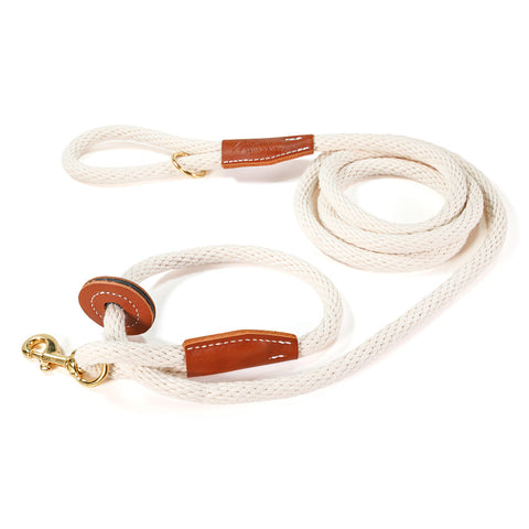 Cotton Rope Convertible Dog Harness and Leash Combo – Durable and Large Size | Made in USA Auburn Leathercrafters  item