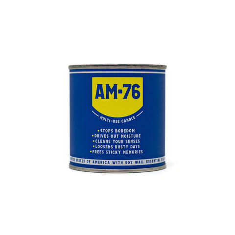 AM-76 Soy Wax Candle – Masculine Garage Scent | Made in USA All American Maker 