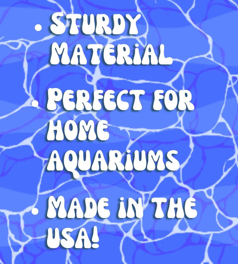 Abstract Wavy Aquarium Viewing Tunnel – Under-Substrate Hideout | Made in USA Chatelet Manufacturing 