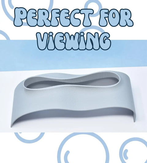 Abstract Wavy Aquarium Viewing Tunnel – Under-Substrate Hideout | Made in USA Chatelet Manufacturing 