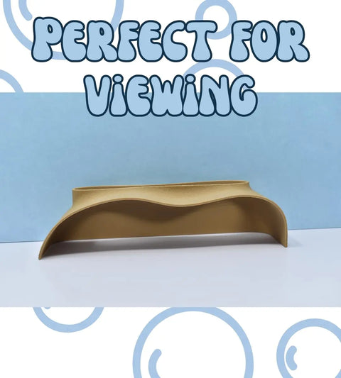 Abstract Wavy Aquarium Viewing Tunnel – Under-Substrate Hideout | Made in USA Chatelet Manufacturing 