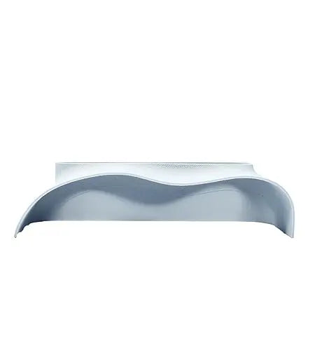 Abstract Wavy Aquarium Viewing Tunnel – Under-Substrate Hideout | Made in USA Chatelet Manufacturing   14.95 White