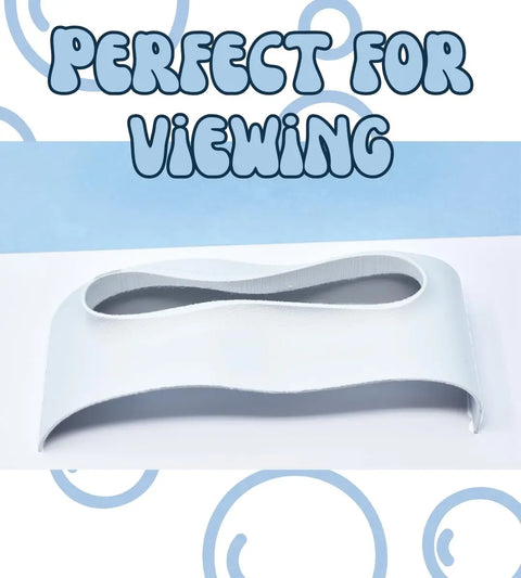 Abstract Wavy Aquarium Viewing Tunnel – Under-Substrate Hideout | Made in USA Chatelet Manufacturing 