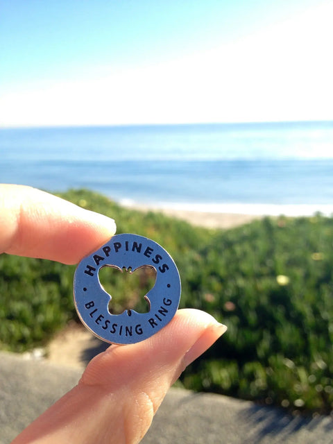 Abundance Blessing Ring Charm – Handcrafted Recycled Pewter Sun Symbol | Meaningful Gift | Made in USA Whitney Howard Designs  Blessing Ring
