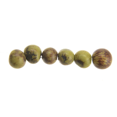 Acai Berry Seed Bracelet With Tiger Green Beads And Wax Seal Charm – Fair Trade | Made in USA Whitney Howard Designs  Wax Seals Acai Seeds of Life