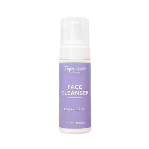 Acne Organic Face Cleanser | Sulfate-Free Taylor Made Organics  Facial Cleansers