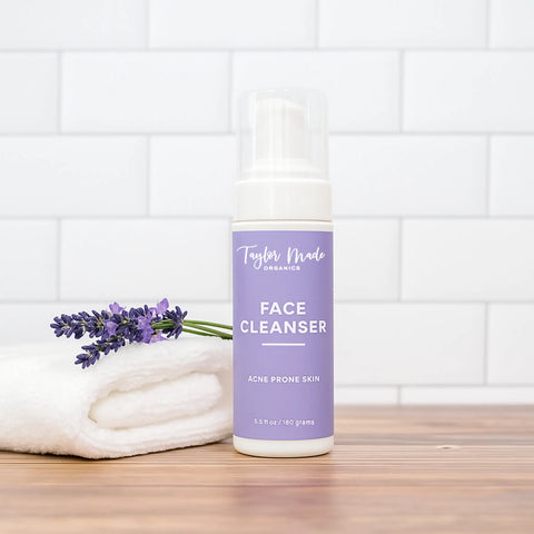Acne Organic Face Cleanser | Sulfate-Free Taylor Made Organics  Facial Cleansers
