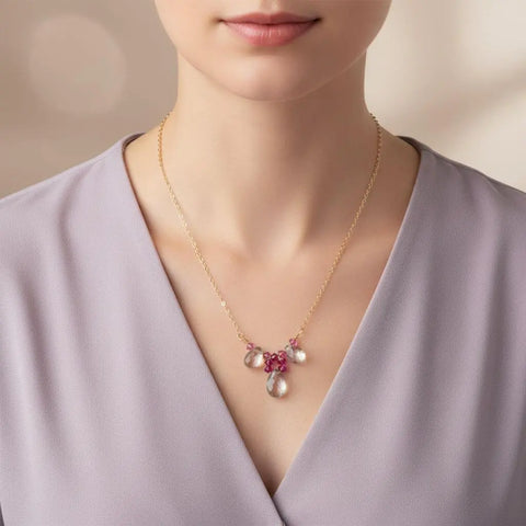 Adjustable 14K Gold Filled Gemstone Wire Wrapped Collier Necklace – Made in USA Alexa Martha Designs  Collier