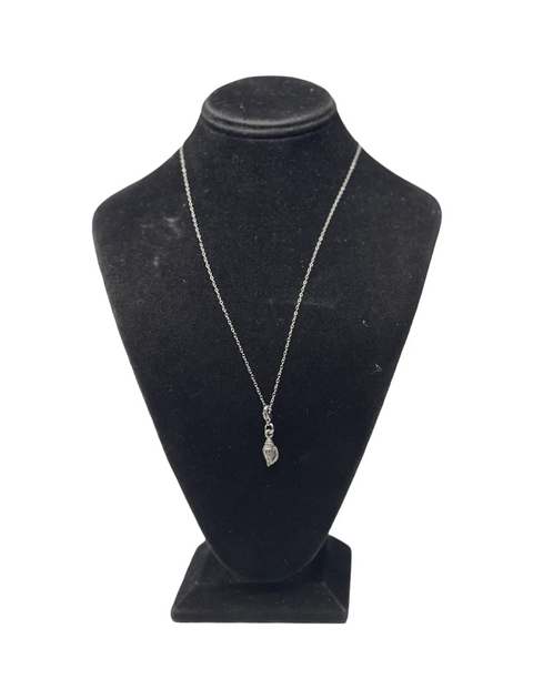 Adjustable 18 Inch Pewter Seashell Necklace – Ocean-Inspired Jewelry for Adults and Kids | Made in USA Michelle Marie Boutique  Necklace