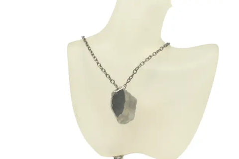 Adjustable Agate Gemstone Pendant Necklace – Genuine Stone Accent Jewelry with Lobster Clasp | Made in USA by Michelle Marie Boutique Michelle Marie Boutique  Necklace