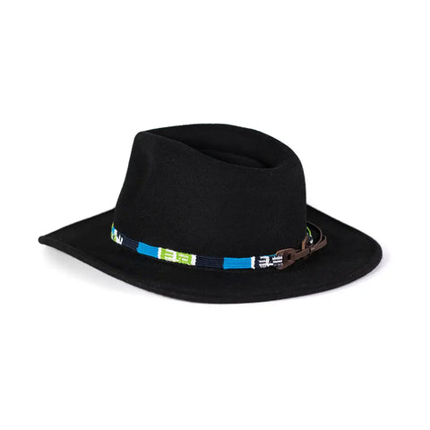 Adjustable Colorful Hatband Accessory – Leather Lace Closure – Small and Large Sizes | Made in USA Handcrafted Auburn Leathercrafters  item