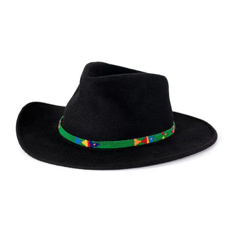 Adjustable Colorful Hatband Accessory – Leather Lace Closure – Small and Large Sizes | Made in USA Handcrafted Auburn Leathercrafters  item