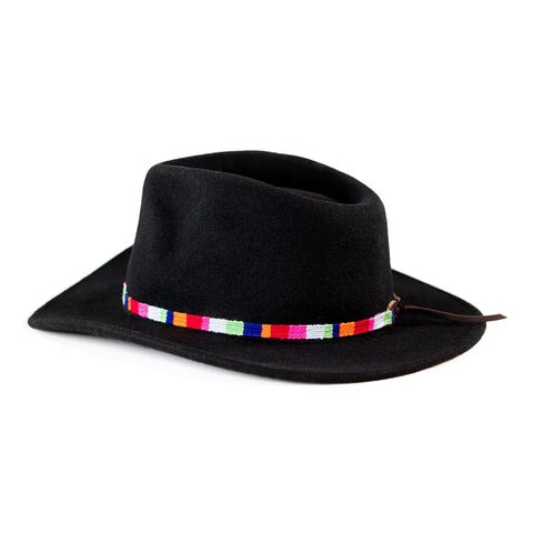 Adjustable Colorful Hatband Accessory – Leather Lace Closure – Small and Large Sizes | Made in USA Handcrafted Auburn Leathercrafters  item