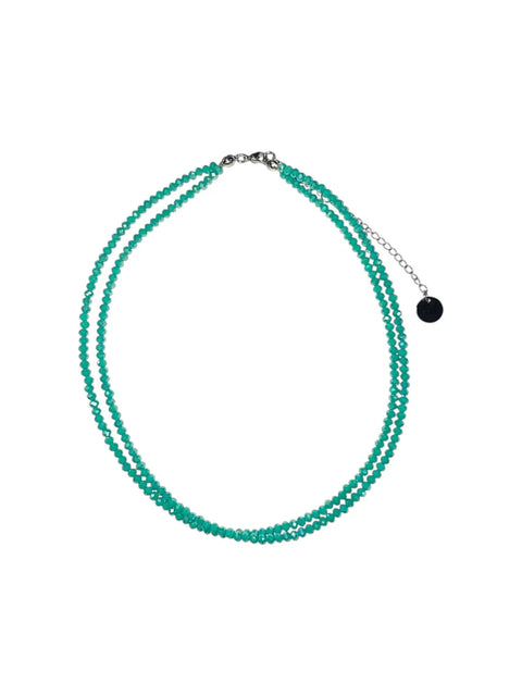 Adjustable Double-Strand Beaded Necklace 18-21 Inch – Gold Or Stainless Steel | Made in USA Michelle Marie Boutique  Necklaces