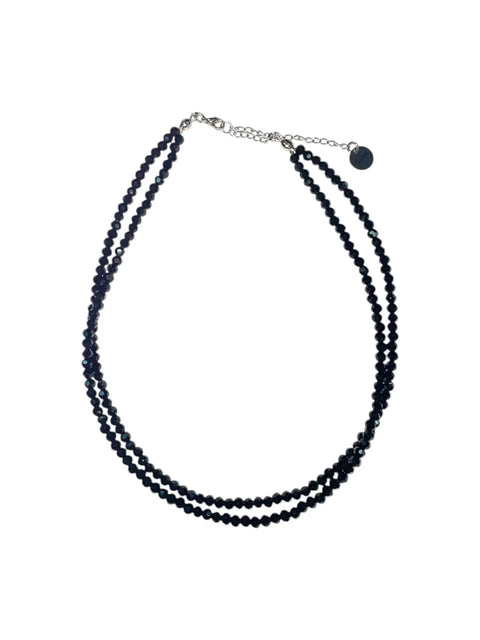 Adjustable Double-Strand Beaded Necklace 18-21 Inch – Gold Or Stainless Steel | Made in USA Michelle Marie Boutique  Necklaces