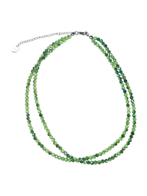 Adjustable Double-Strand Beaded Necklace 18-21 Inch – Gold Or Stainless Steel | Made in USA Michelle Marie Boutique  Necklaces