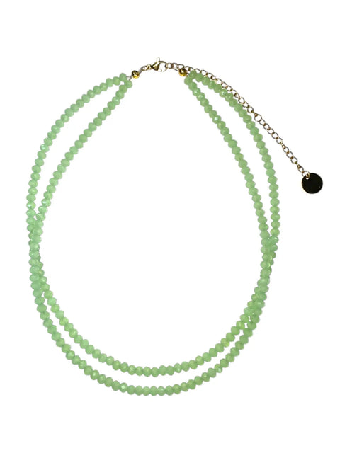Adjustable Double-Strand Beaded Necklace 18-21 Inch – Gold Or Stainless Steel | Made in USA Michelle Marie Boutique  Necklaces