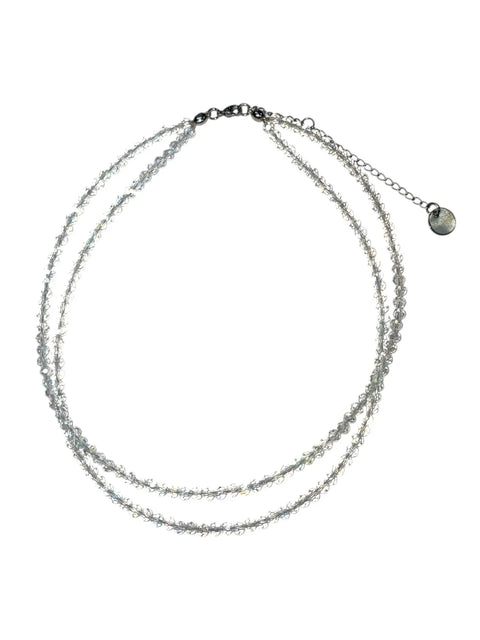 Adjustable Double-Strand Beaded Necklace 18-21 Inch – Gold Or Stainless Steel | Made in USA Michelle Marie Boutique  Necklaces