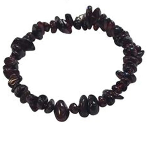 Adjustable Gemstone Chip Bracelets – Stackable Memory Wire Design for All Wrist Sizes | Handmade in USA by Michelle Marie Boutique Michelle Marie Boutique  Bracelet