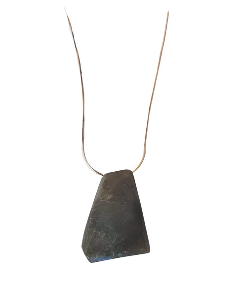 Adjustable Gemstone Pendant Necklace with Sterling Silver or Gold Plated Chain – Made in USA Michelle Marie Boutique  Necklace
